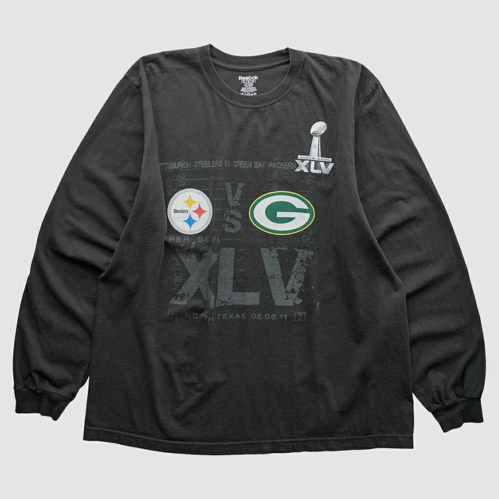 Pittsburgh Steelers Fanatics Superbowl XLV Reebok 2011 Long Sleeve T-shirt