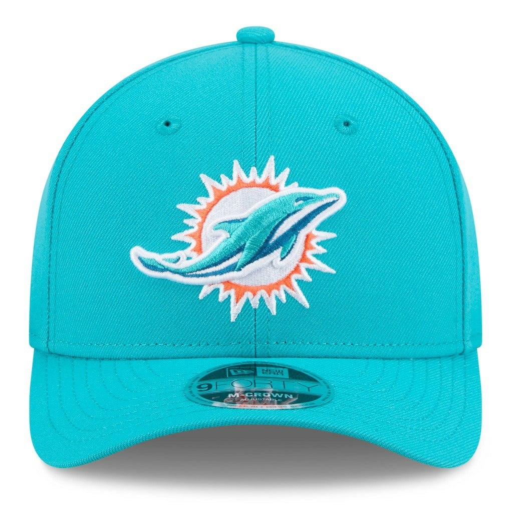 Miami Dolphins New Era Spain Side Patch 9FORTY M-Crown Adjustable Hat