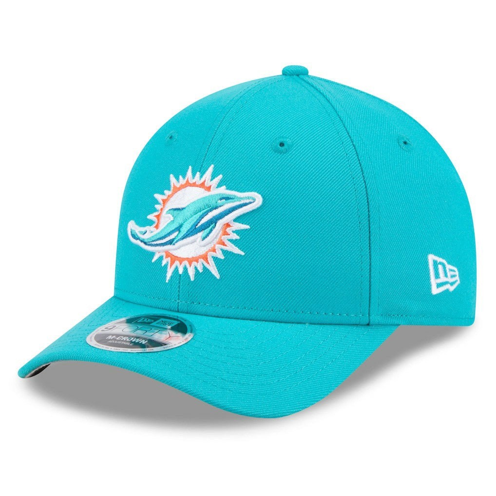 Miami Dolphins New Era Spain Side Patch 9FORTY M-Crown Adjustable Hat
