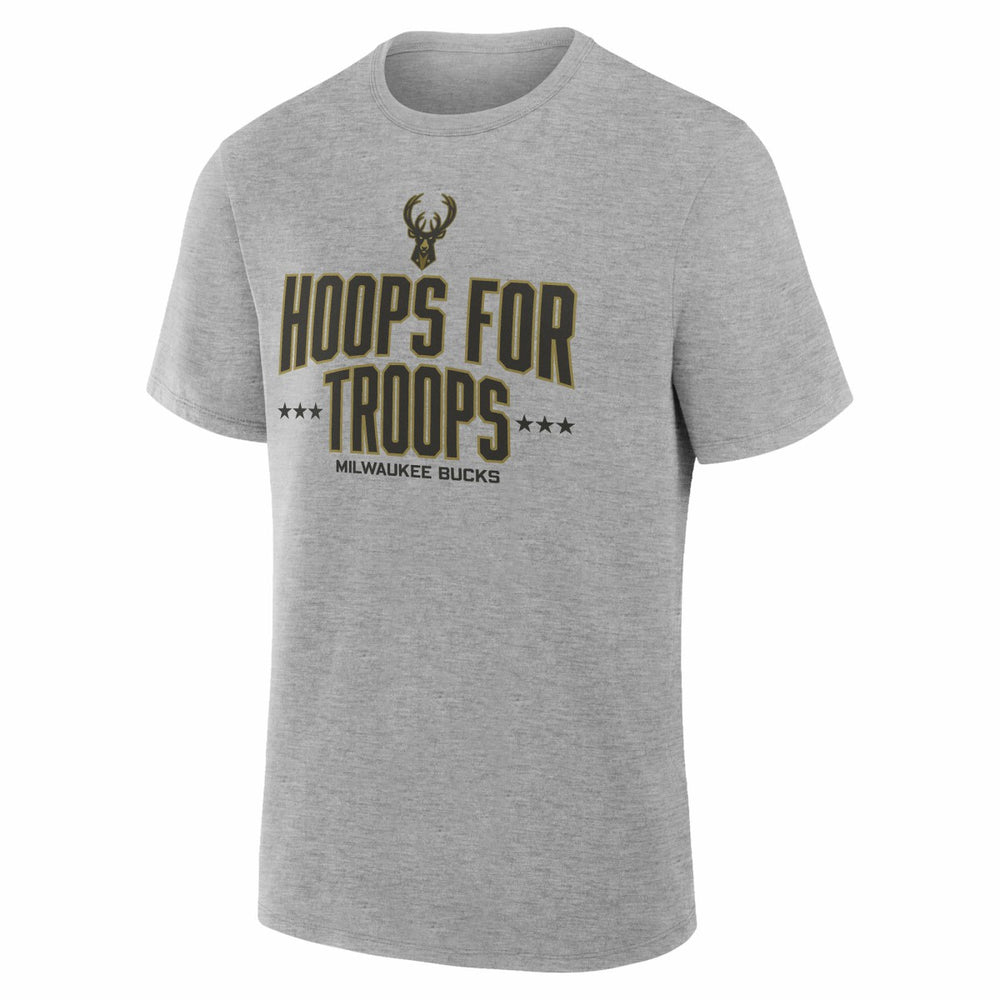 Milwaukee Bucks Hoops For Troops T-Shirt Discount