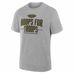 New Orleans Pelicans Hoops For Troops T-Shirt Online
