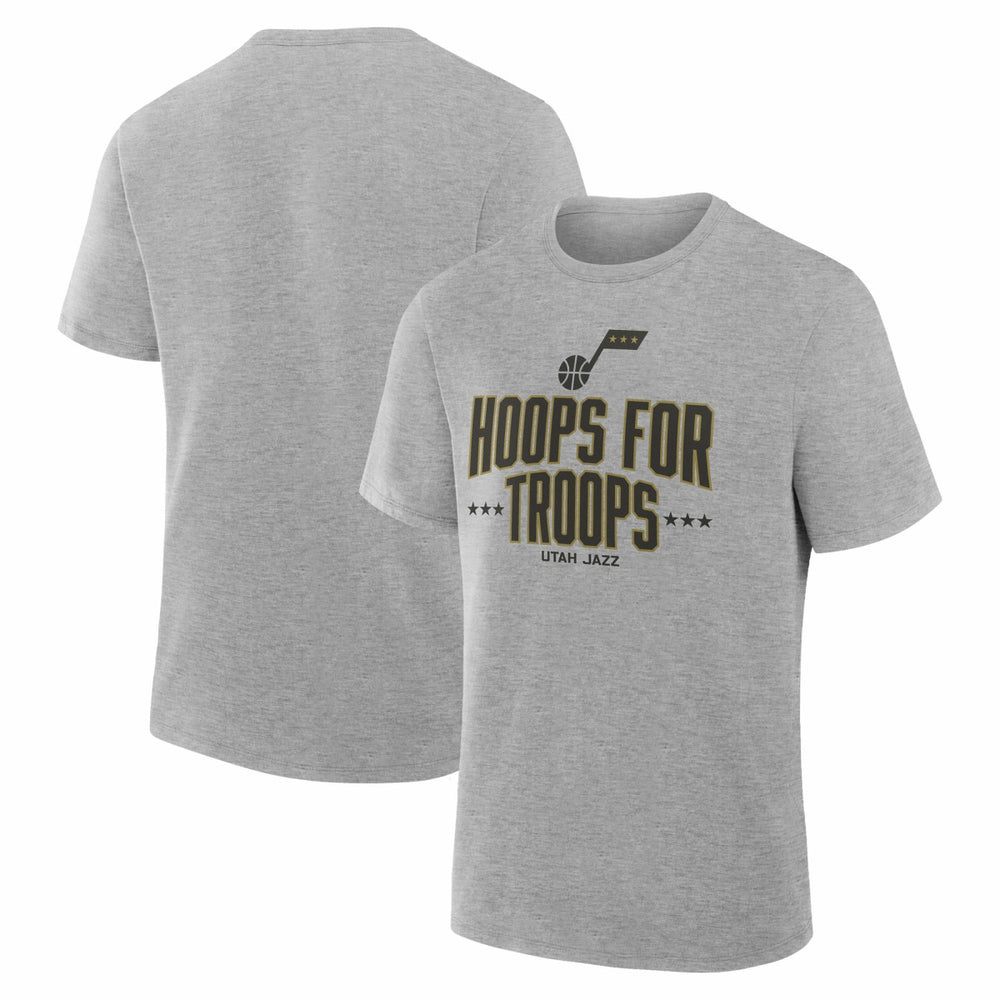 Utah Jazz Hoops For Troops T-Shirt Discount