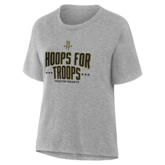 Houston Rockets Women's Hoops For Troops T-Shirt For Sale