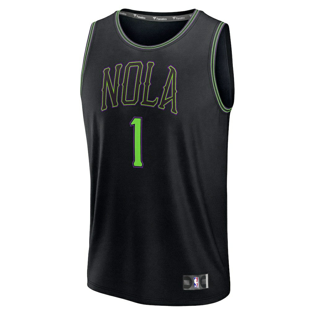 Zion Williamson New Orleans Pelicans 2025/26 City Edition Fast Break Jersey Discount