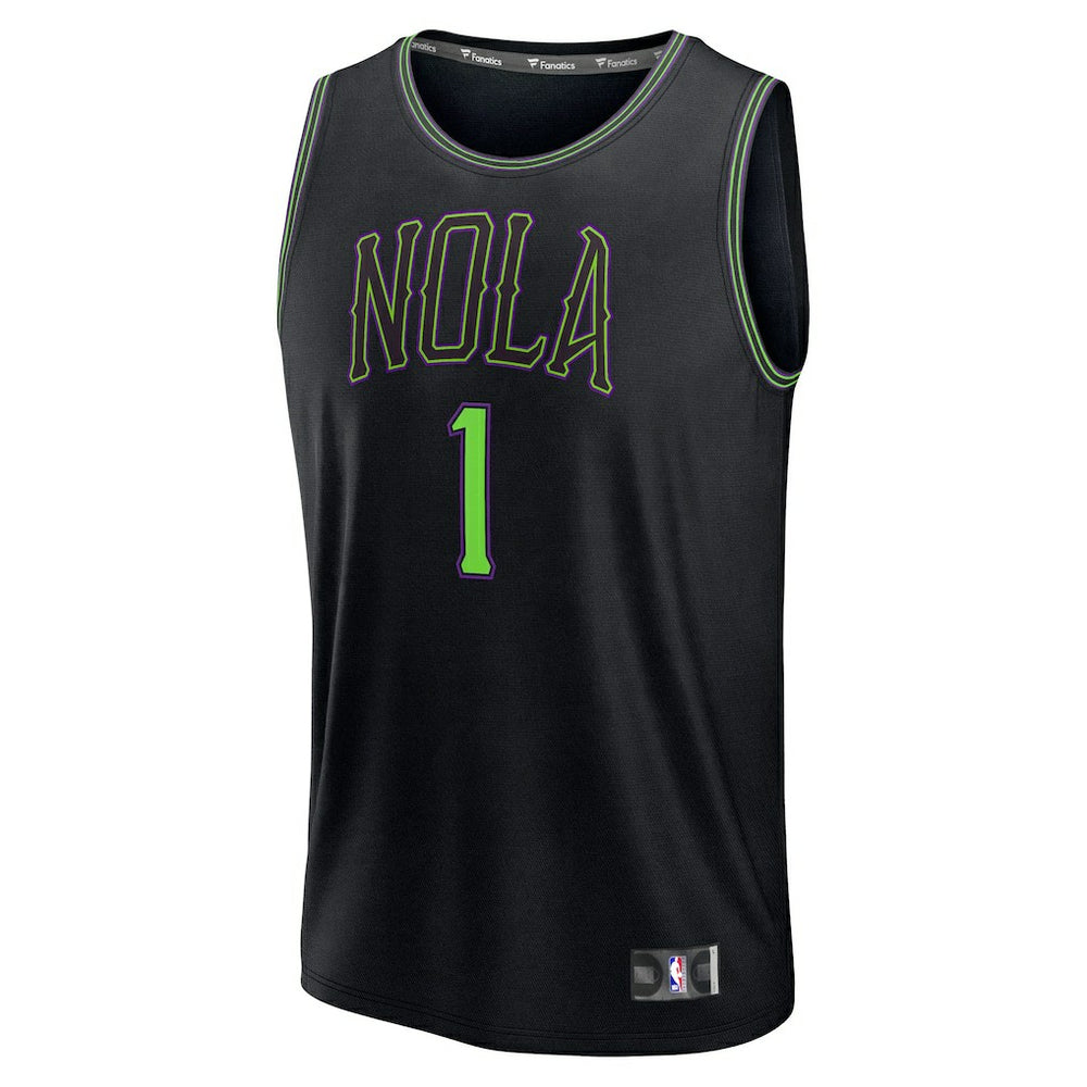 Zion Williamson New Orleans Pelicans 2025/26 City Edition Fast Break Jersey Discount