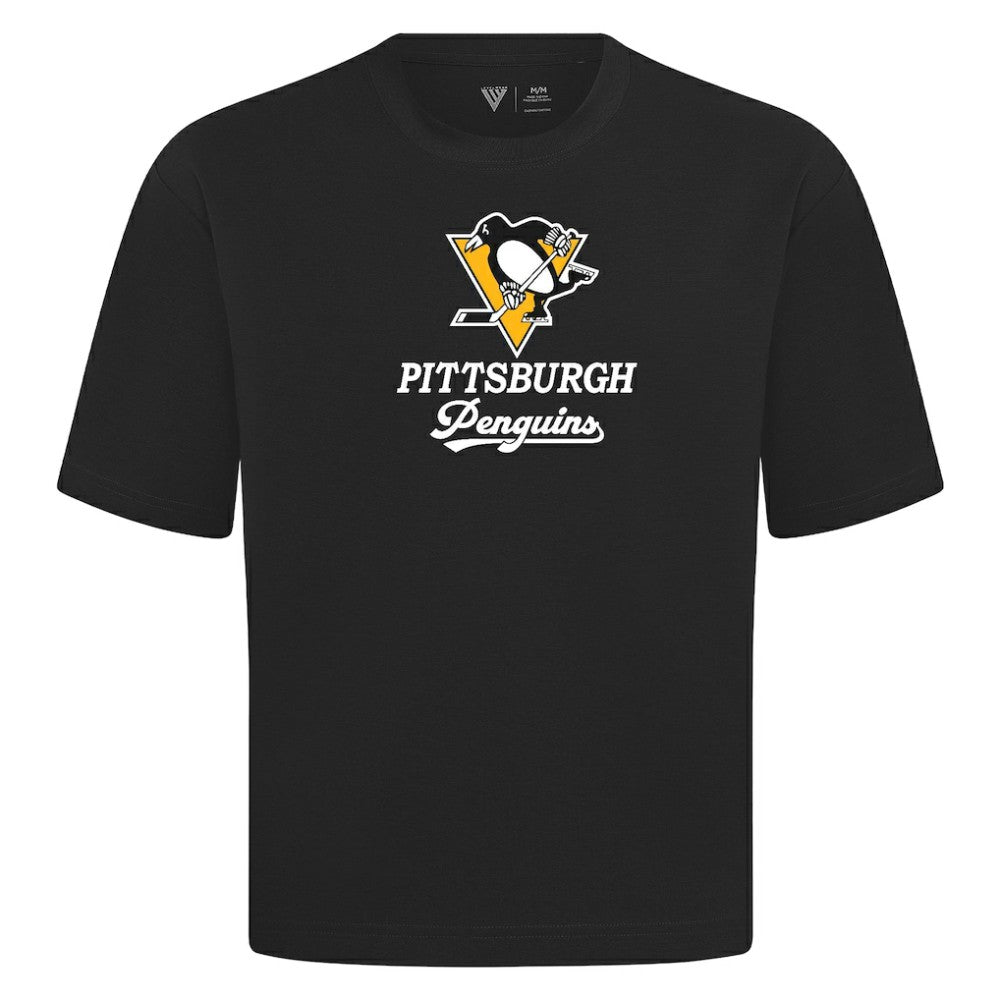 Pittsburgh Penguins Levelwear Team Surge Luxe Signature Knit T-Shirt On Sale