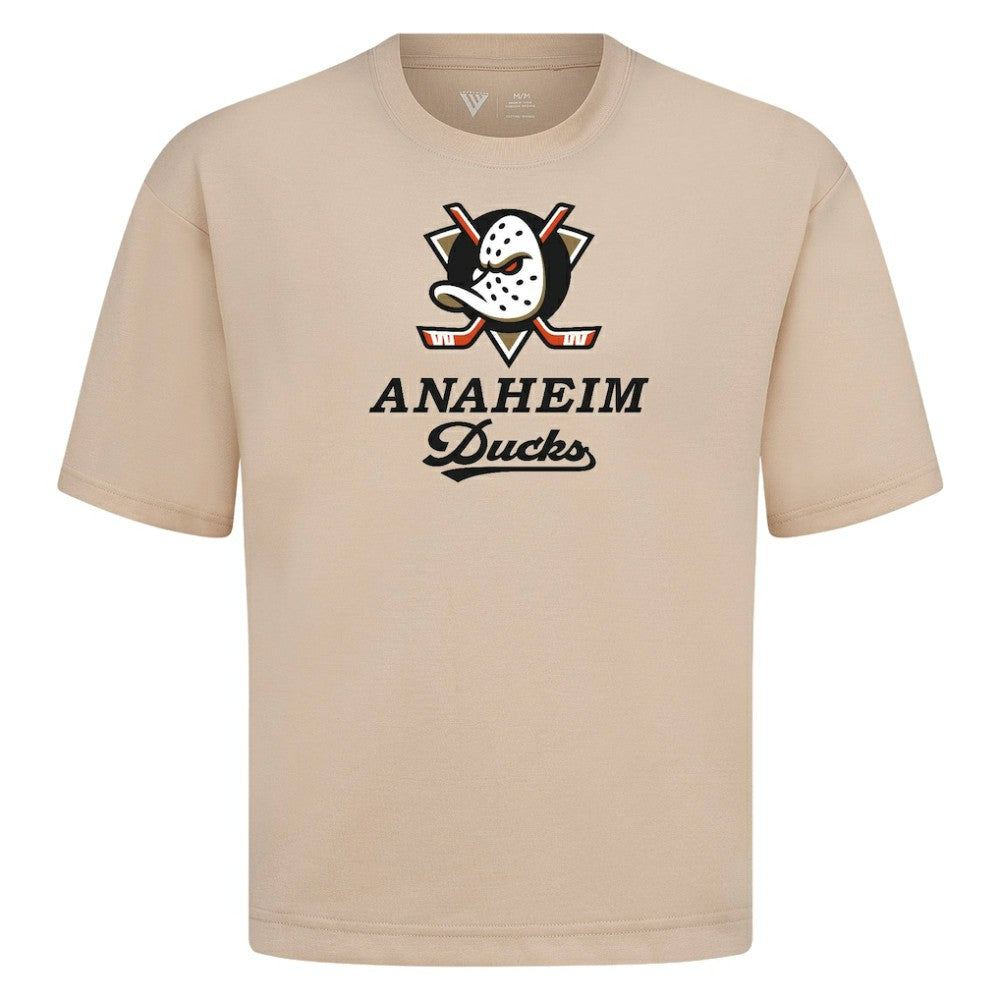 Anaheim Ducks Levelwear Team Surge Luxe Signature Knit T-Shirt For Sale