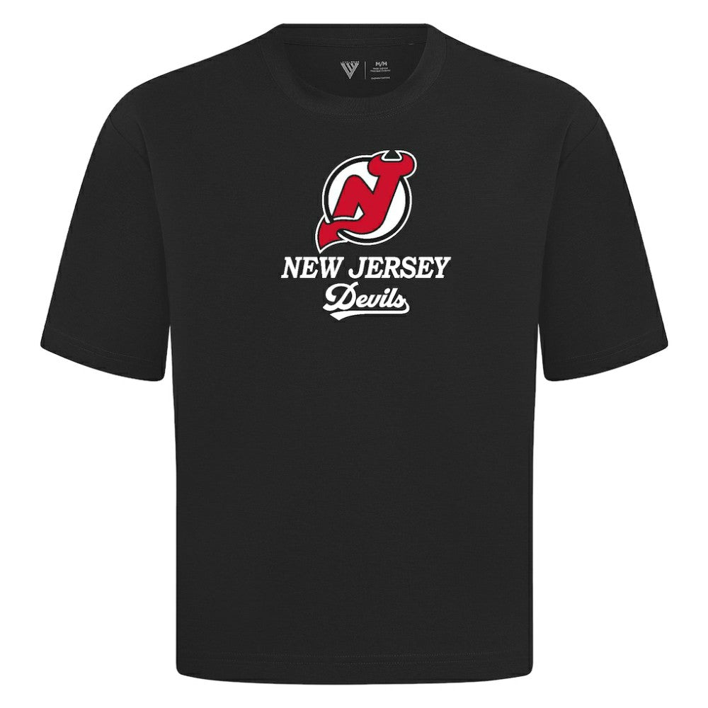 New Jersey Devils Levelwear Team Surge Luxe Signature Knit T-Shirt Discount