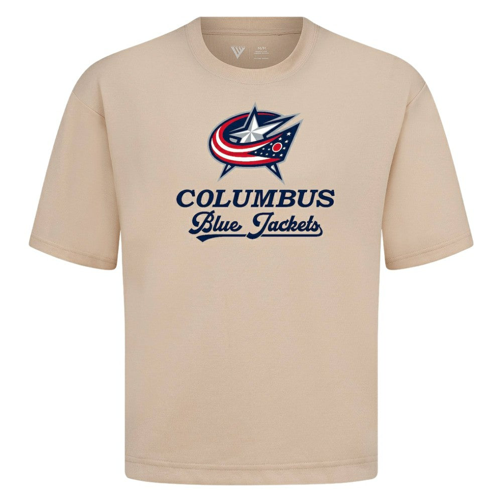 Columbus Blue Jackets Levelwear Team Surge Luxe Signature Knit T-Shirt Online