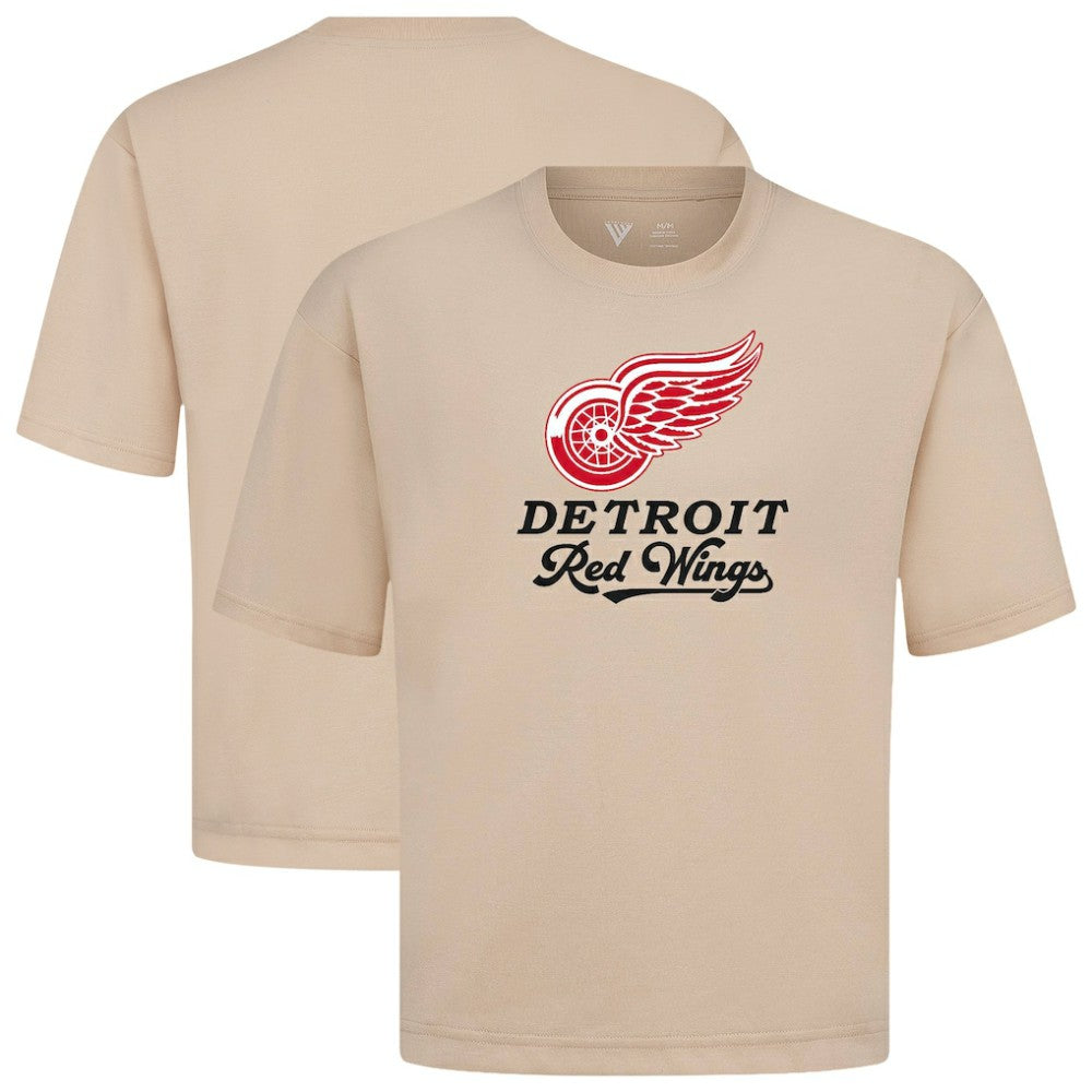 Detroit Red Wings Levelwear Team Surge Luxe Signature Knit T-Shirt For Sale