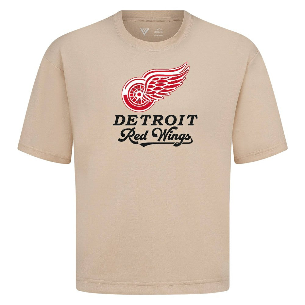 Detroit Red Wings Levelwear Team Surge Luxe Signature Knit T-Shirt For Sale