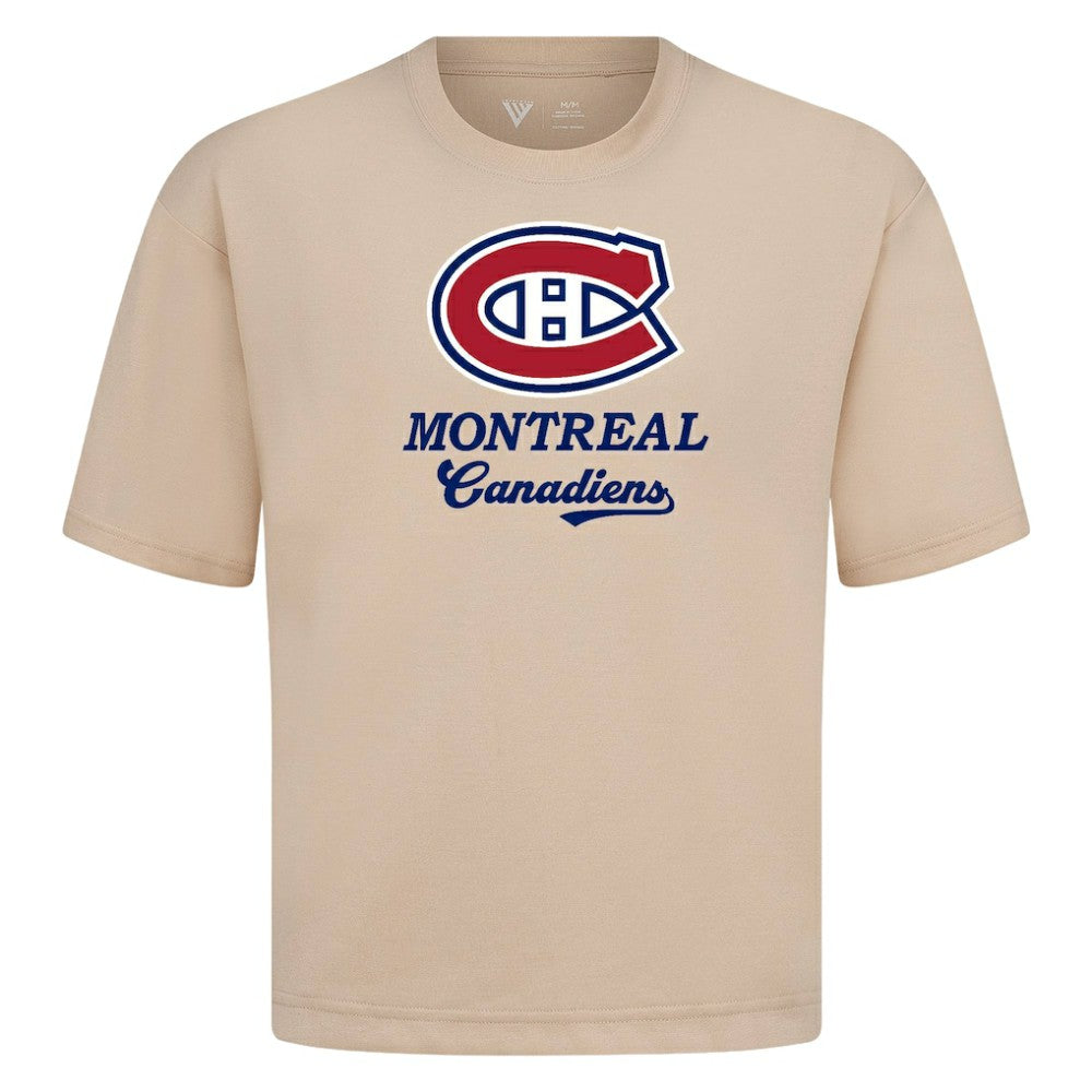 Montreal Canadiens Levelwear Team Surge Luxe Signature Knit T-Shirt For Sale