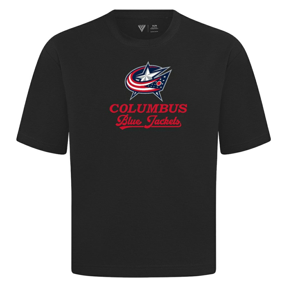 Columbus Blue Jackets Levelwear Team Surge Luxe Signature Knit T-Shirt Online