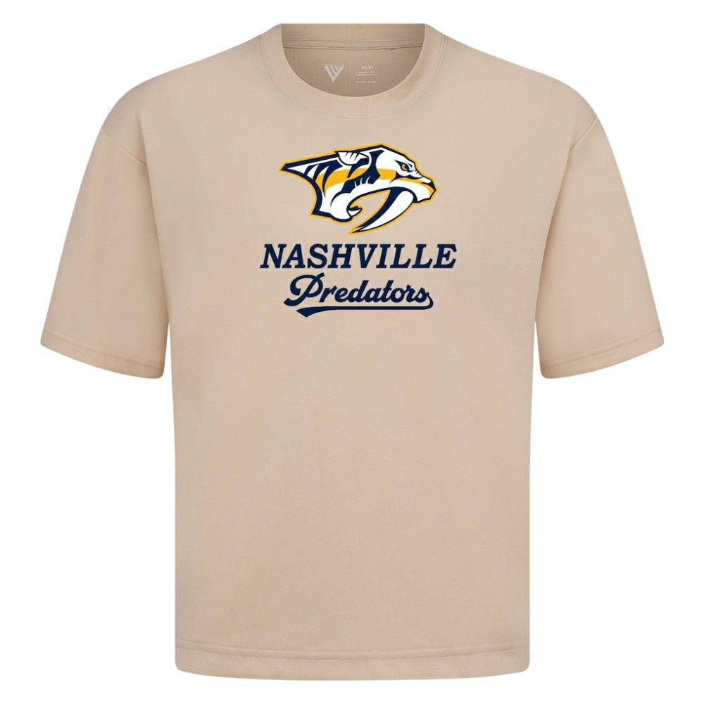 Nashville Predators Levelwear Team Surge Luxe Signature Knit T-Shirt For Sale