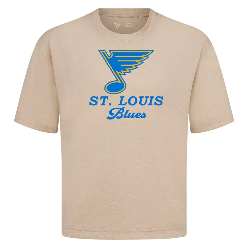 St. Louis Blues Levelwear Team Surge Luxe Signature Knit T-Shirt Sale