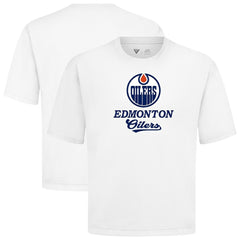 Edmonton Oilers Levelwear Team Surge Luxe Signature Knit T-Shirt Sale