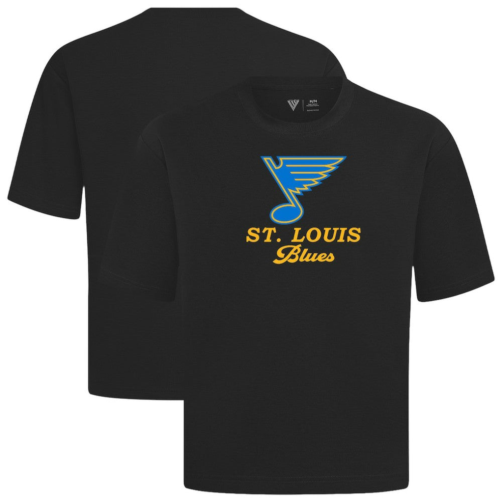 St. Louis Blues Levelwear Team Surge Luxe Signature Knit T-Shirt On Sale