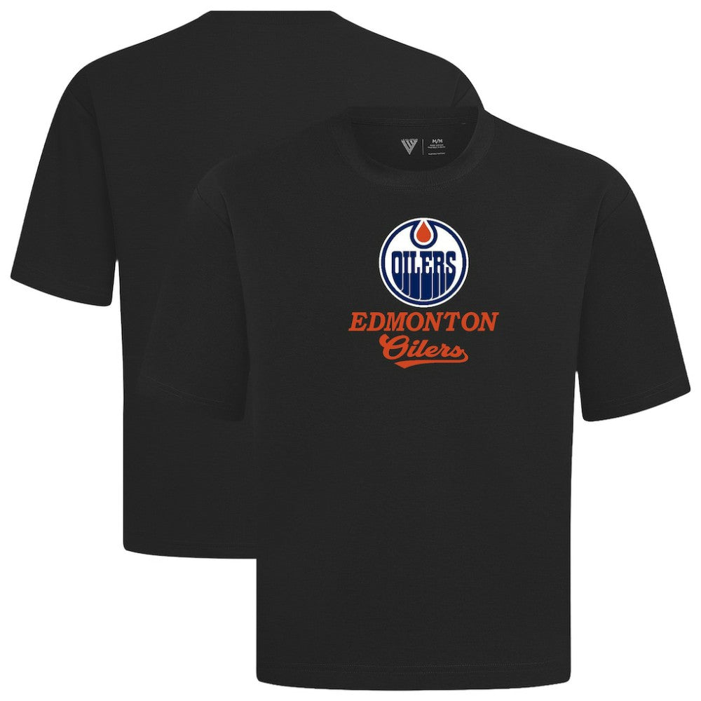 Edmonton Oilers Levelwear Team Surge Luxe Signature Knit T-Shirt Online