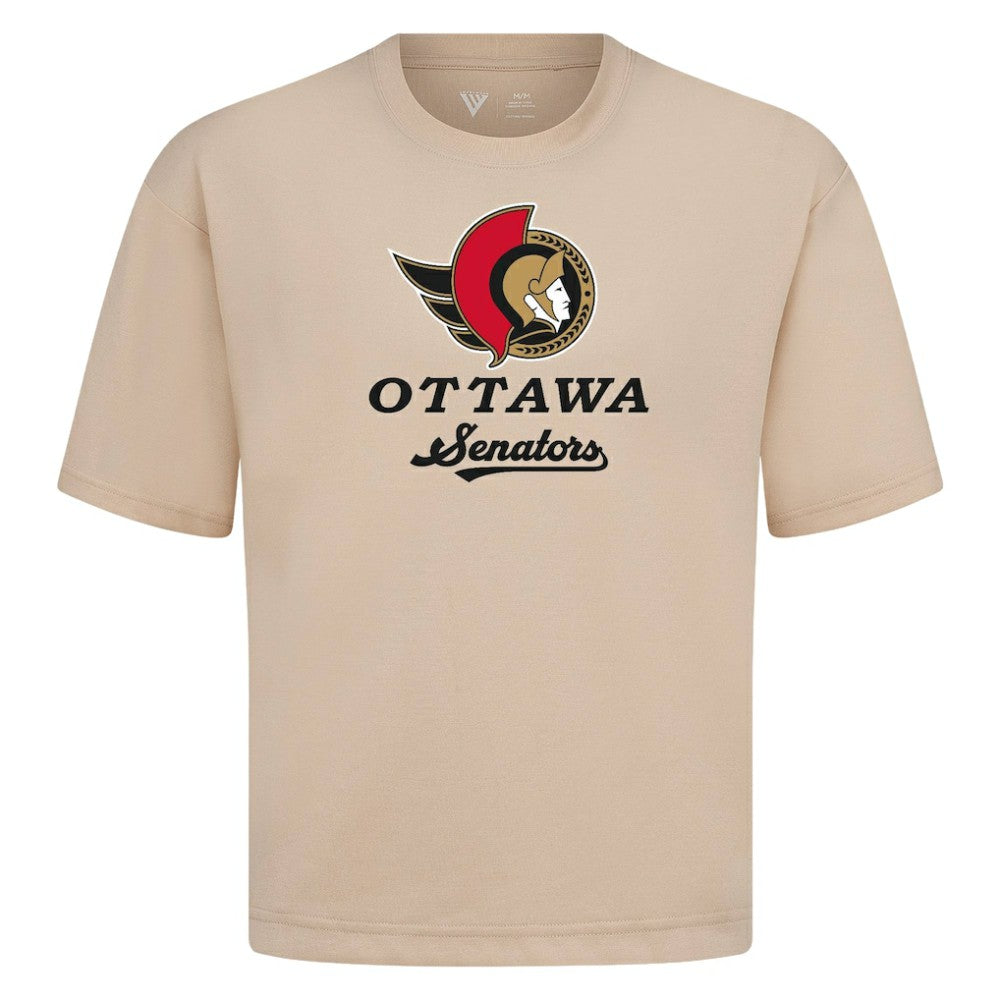 Ottawa Senators Levelwear Team Surge Luxe Signature Knit T-Shirt For Sale
