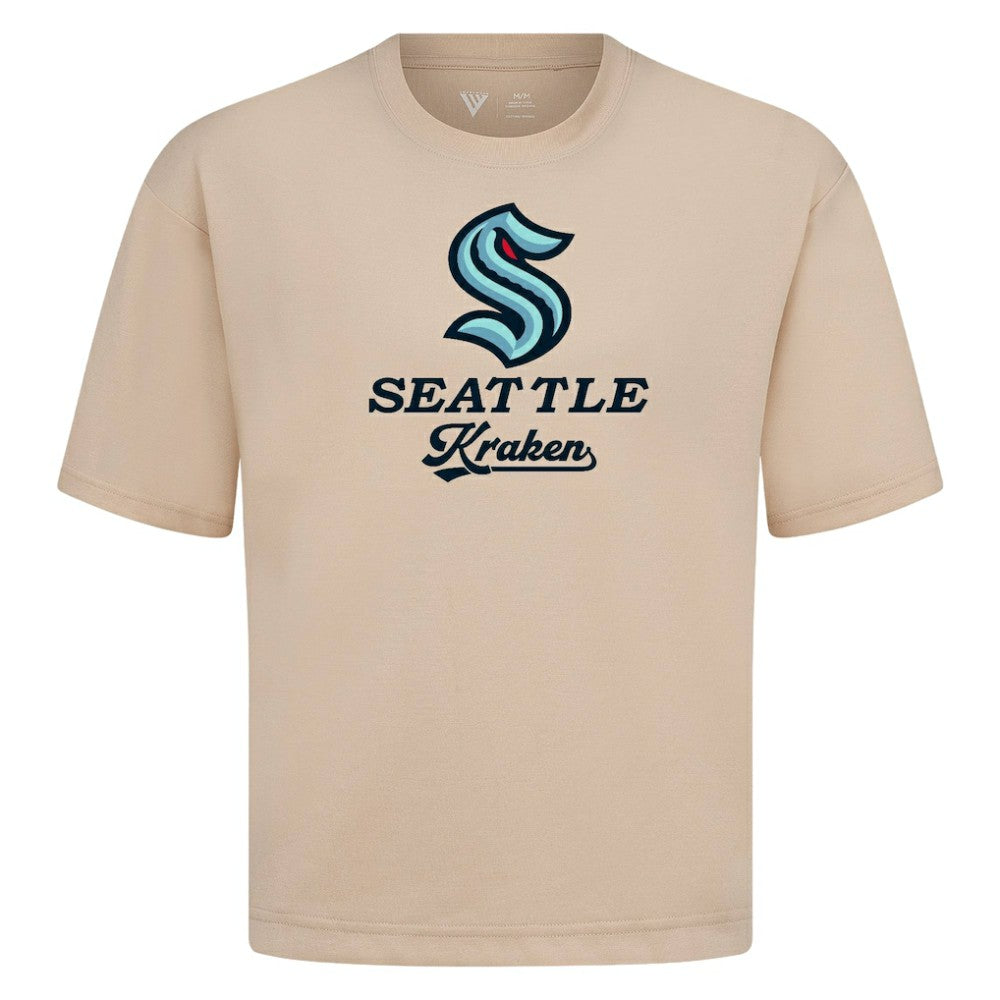 Seattle Kraken Levelwear Team Surge Luxe Signature Knit T-Shirt On Sale