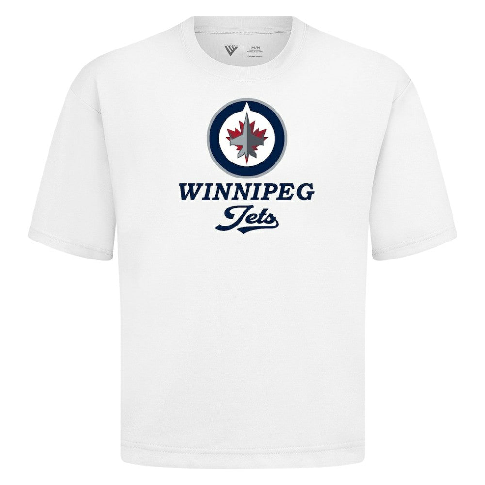 Winnipeg Jets Levelwear Team Surge Luxe Signature Knit T-Shirt For Sale
