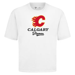 Calgary Flames Levelwear Team Surge Luxe Signature Knit T-Shirt Sale