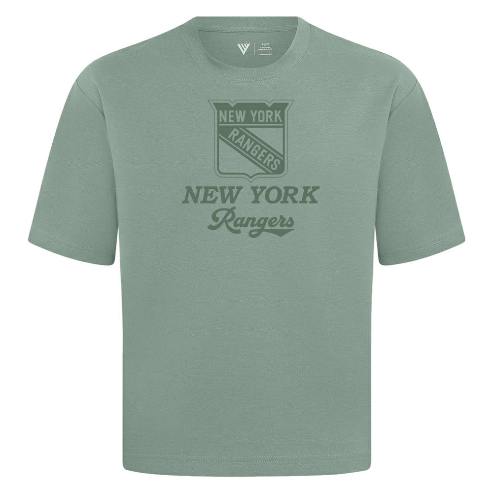 New York Rangers Levelwear Shadow Surge Luxe Signature Knit T-Shirt Sale