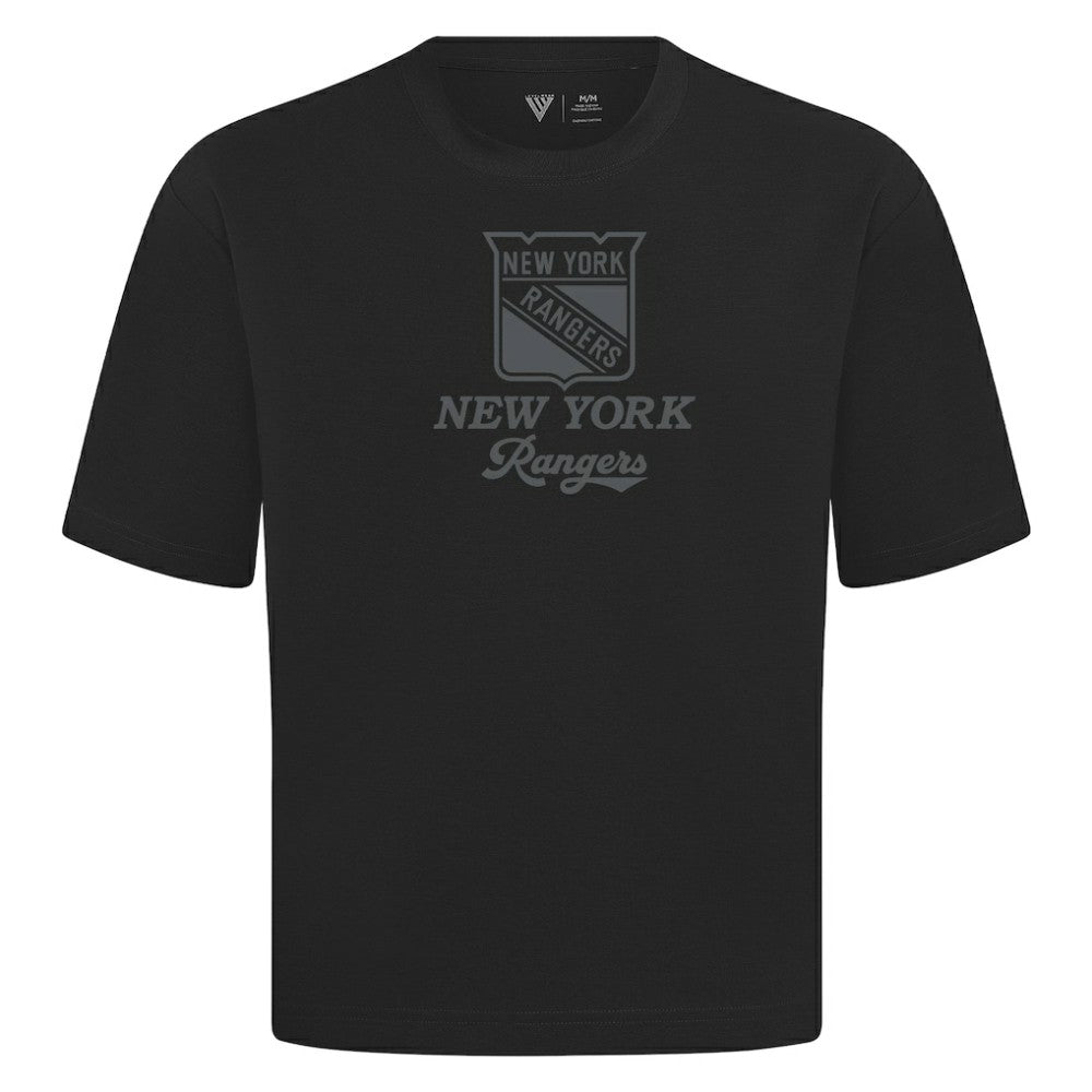 New York Rangers Levelwear Shadow Surge Luxe Signature Knit T-Shirt Discount