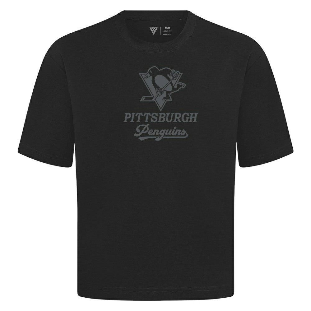 Pittsburgh Penguins Levelwear Shadow Surge Luxe Signature Knit T-Shirt For Sale
