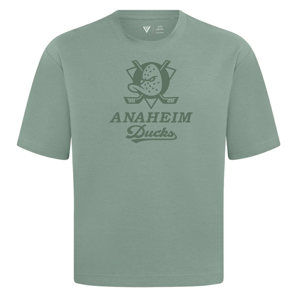 Anaheim Ducks Levelwear Shadow Surge Luxe Signature Knit T-Shirt Sale