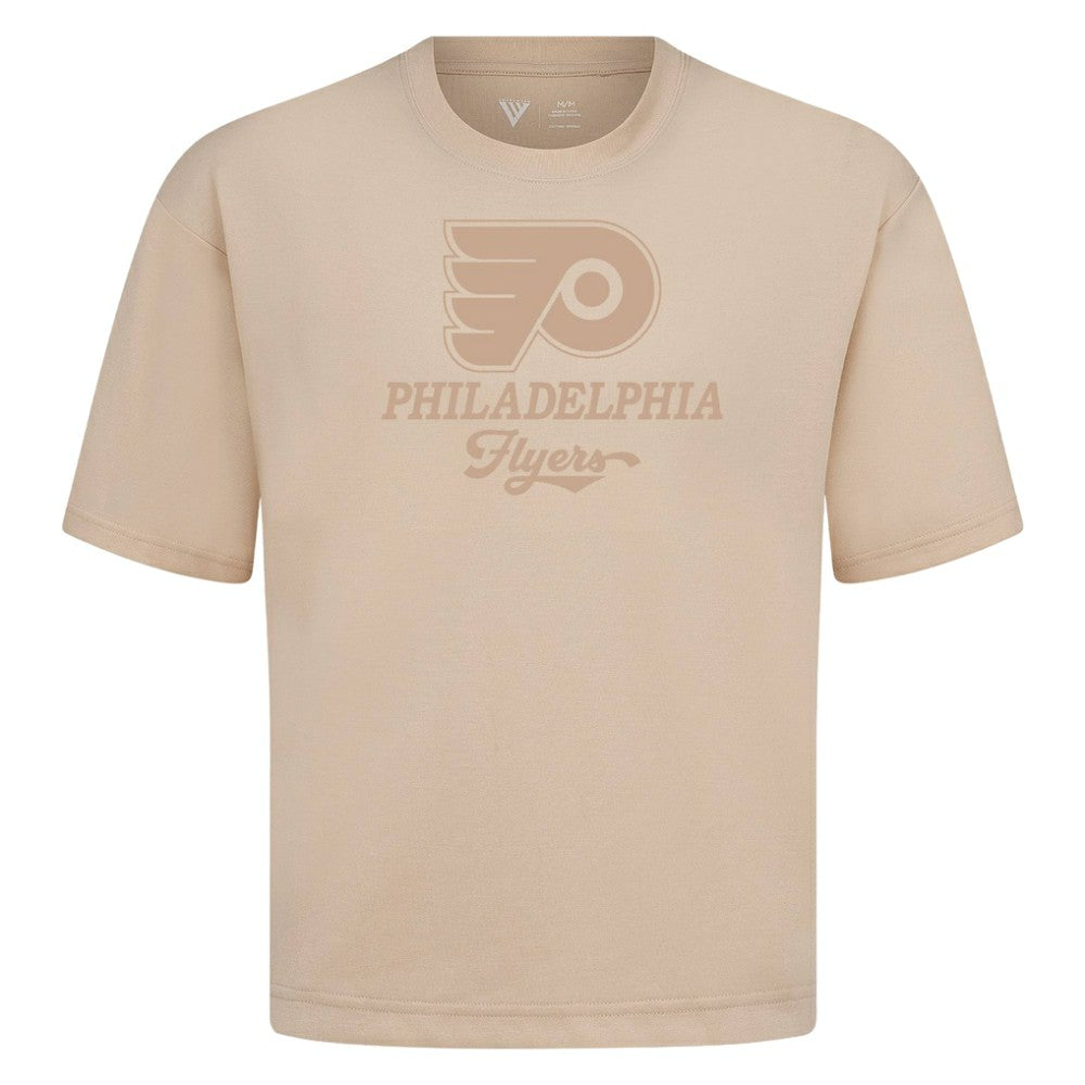 Philadelphia Flyers Levelwear Shadow Surge Luxe Signature Knit T-Shirt For Sale