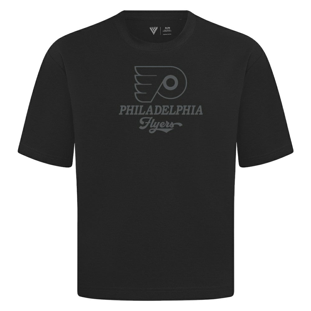 Philadelphia Flyers Levelwear Shadow Surge Luxe Signature Knit T-Shirt For Sale