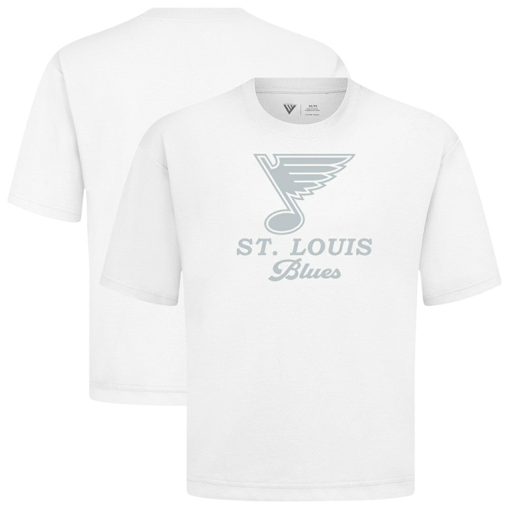 St. Louis Blues Levelwear Shadow Surge Luxe Signature Knit T-Shirt Sale