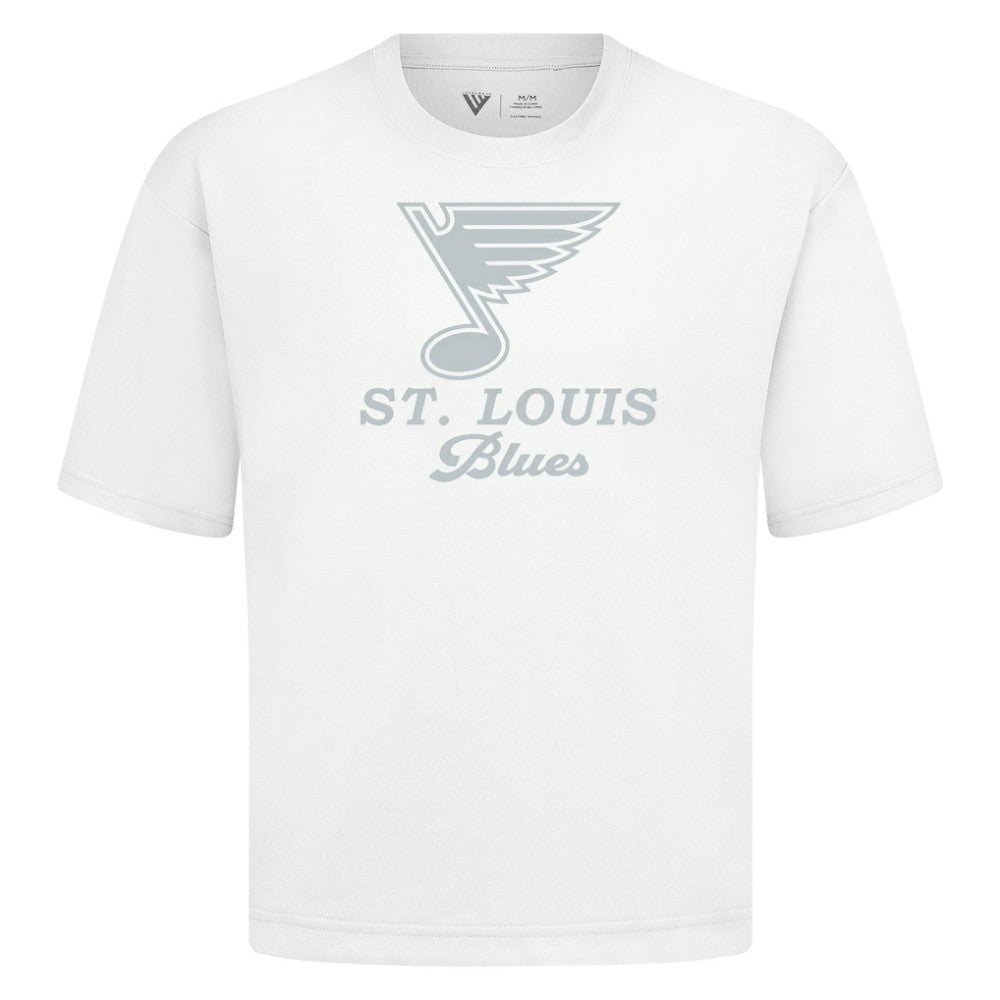 St. Louis Blues Levelwear Shadow Surge Luxe Signature Knit T-Shirt Sale
