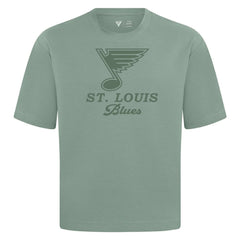 St. Louis Blues Levelwear Shadow Surge Luxe Signature Knit T-Shirt On Sale