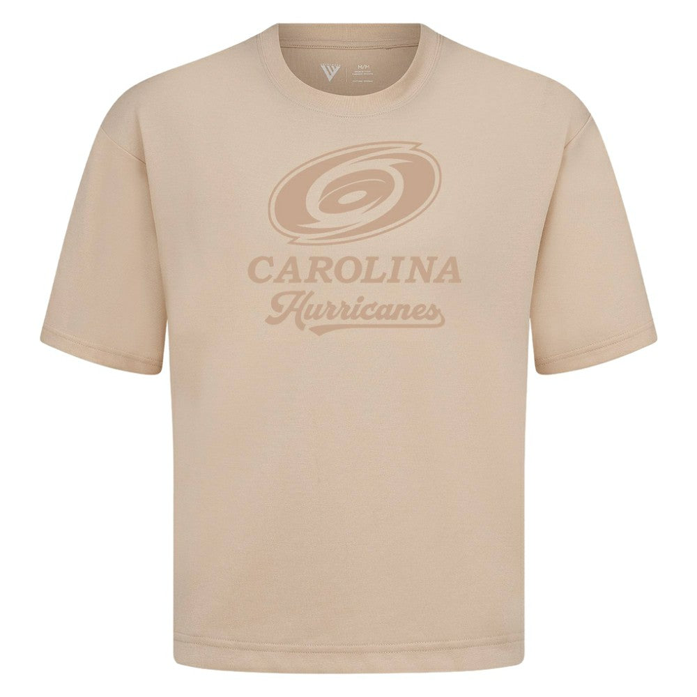 Carolina Hurricanes Levelwear Shadow Surge Luxe Signature Knit T-Shirt For Sale