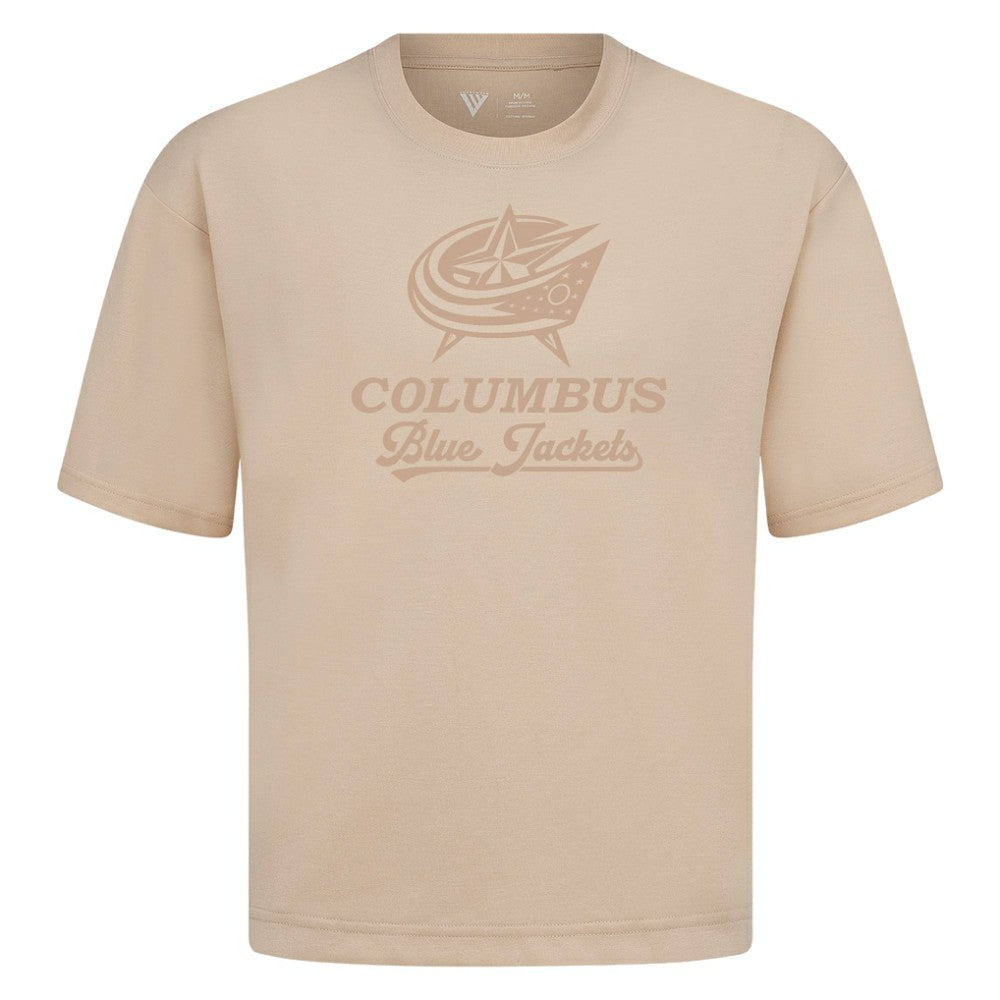 Columbus Blue Jackets Levelwear Shadow Surge Luxe Signature Knit T-Shirt Online