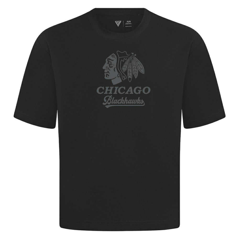 Chicago Blackhawks Levelwear Shadow Surge Luxe Signature Knit T-Shirt Sale