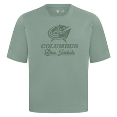 Columbus Blue Jackets Levelwear Shadow Surge Luxe Signature Knit T-Shirt On Sale