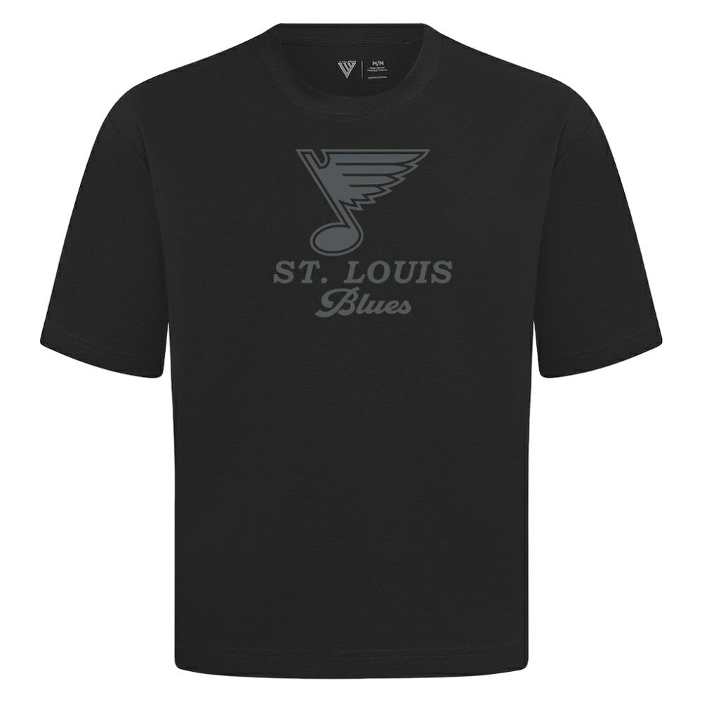 St. Louis Blues Levelwear Shadow Surge Luxe Signature Knit T-Shirt Outlet