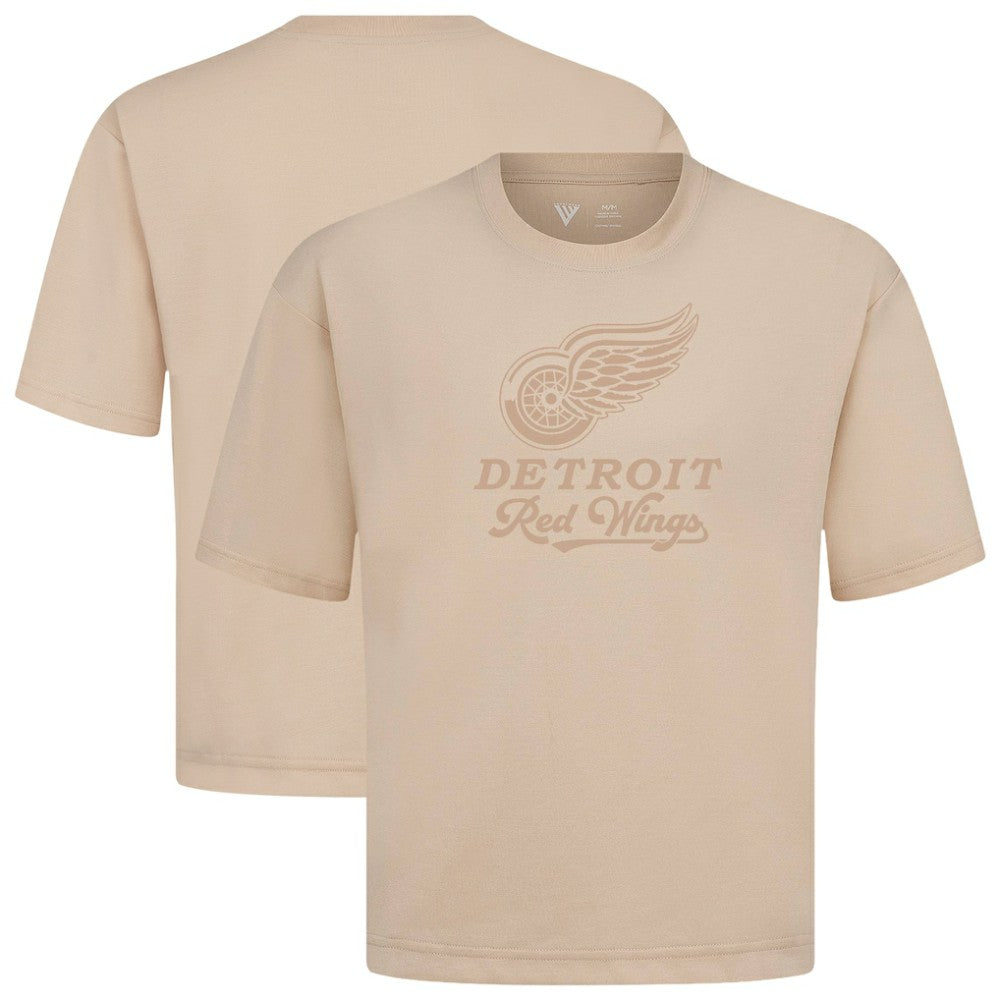 Detroit Red Wings Levelwear Shadow Surge Luxe Signature Knit T-Shirt On Sale