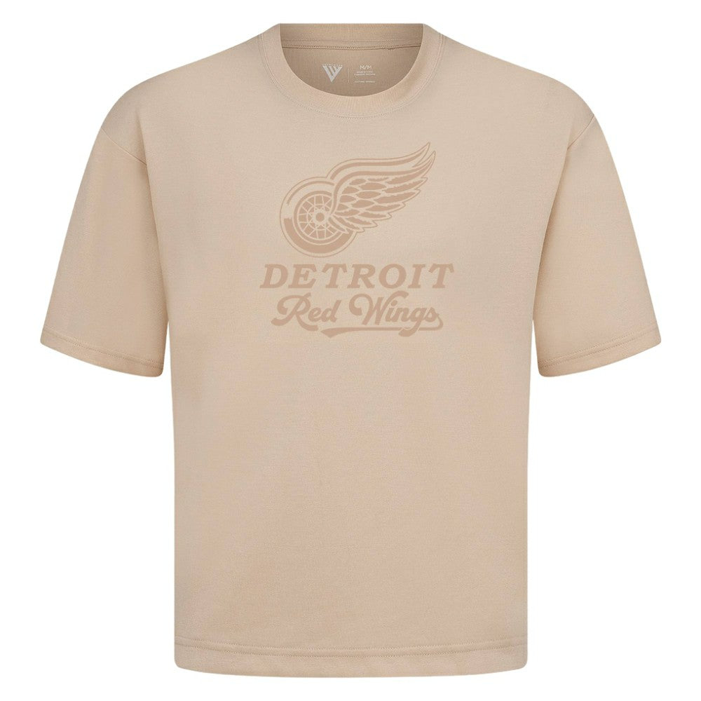 Detroit Red Wings Levelwear Shadow Surge Luxe Signature Knit T-Shirt On Sale
