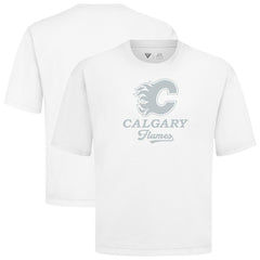 Calgary Flames Levelwear Shadow Surge Luxe Signature Knit T-Shirt On Sale
