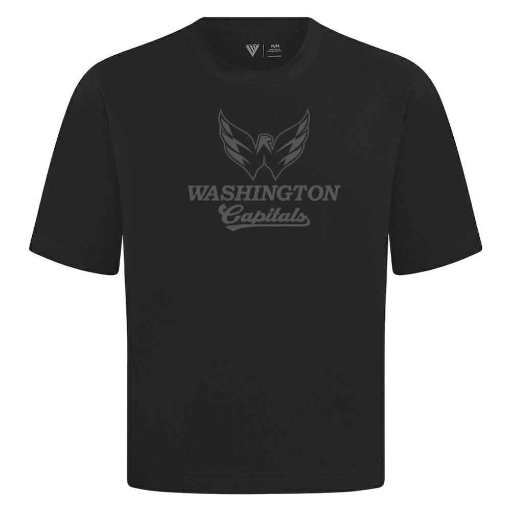 Washington Capitals Levelwear Shadow Surge Luxe Signature Knit T-Shirt On Sale