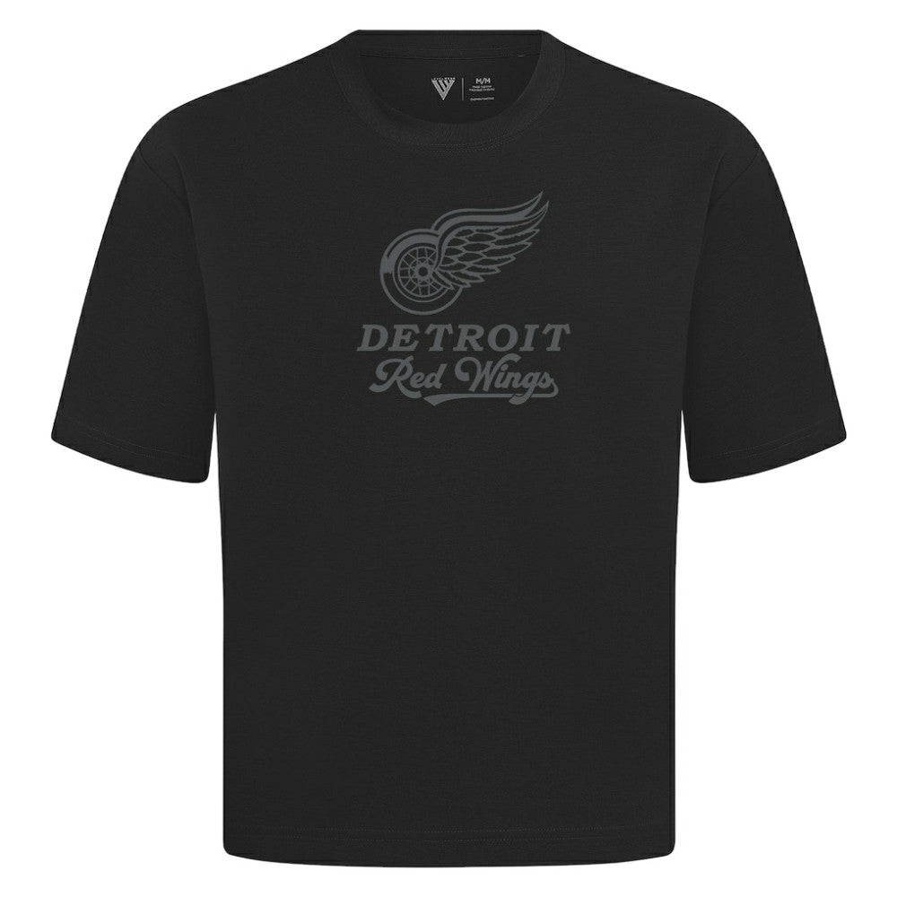 Detroit Red Wings Levelwear Shadow Surge Luxe Signature Knit T-Shirt On Sale
