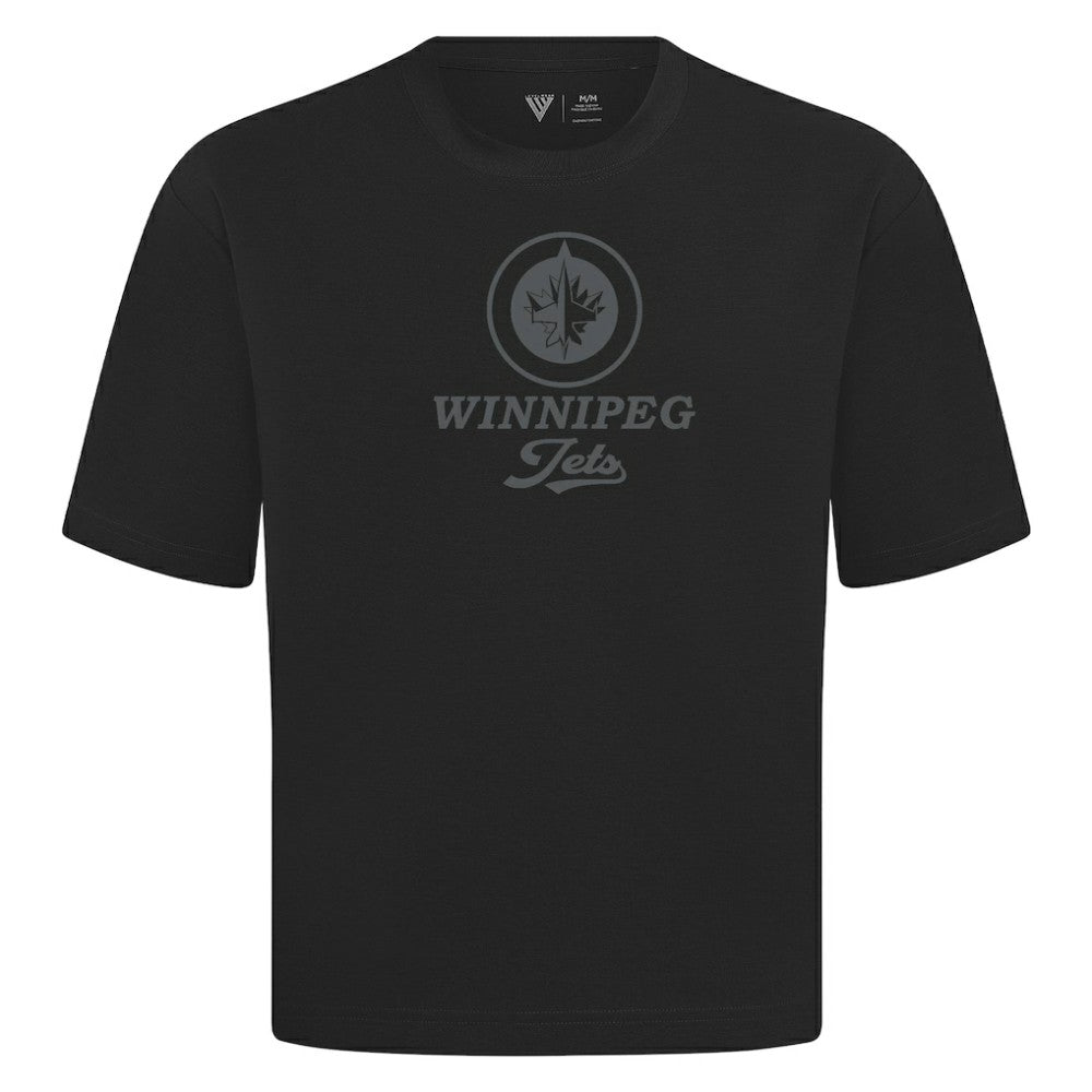 Winnipeg Jets Levelwear Shadow Surge Luxe Signature Knit T-Shirt On Sale