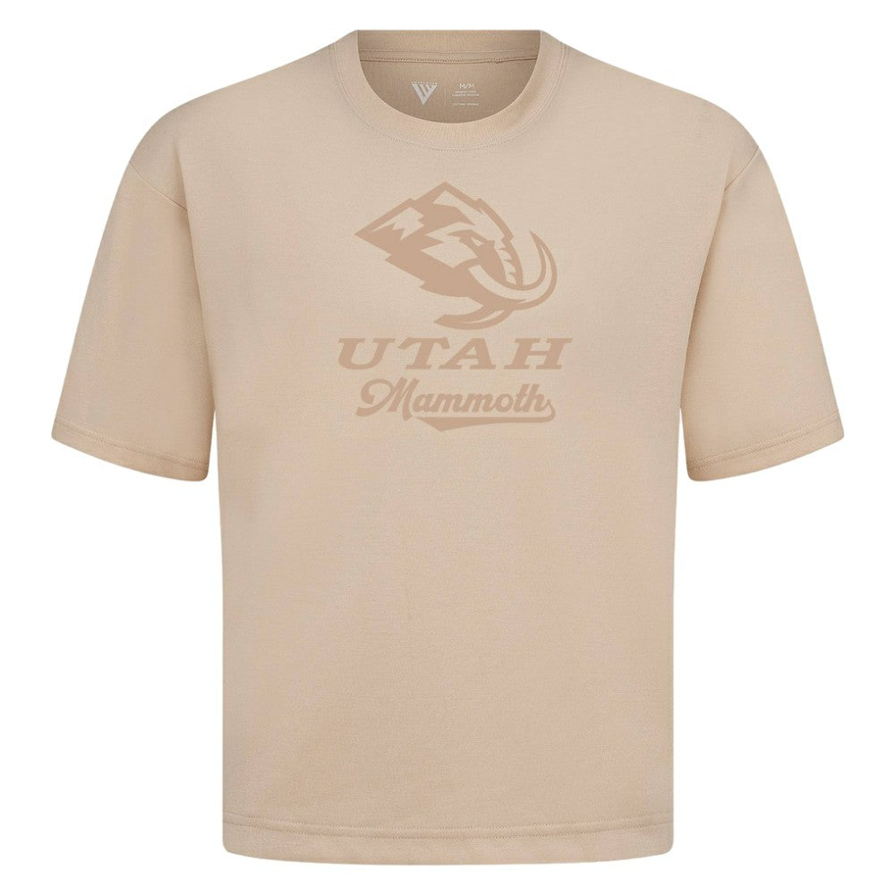 Utah Mammoth Levelwear Shadow Surge Luxe Signature Knit T-Shirt For Sale