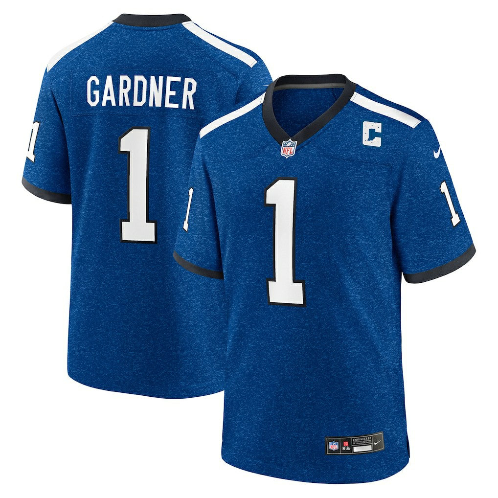 Indianapolis Colts Nike Ahmad Sauce Gardner  Alternate 2 Indiana Nights Game Jersey