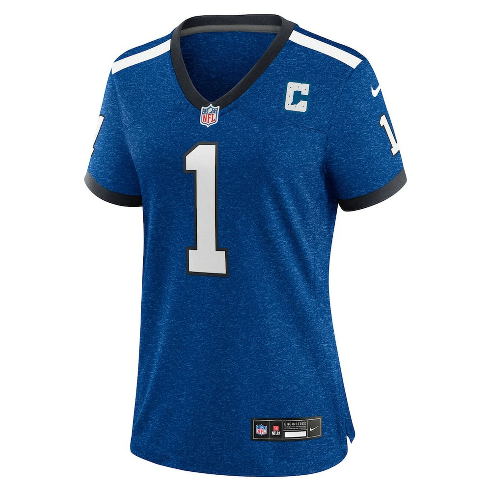 Indianapolis Colts Nike Ahmad Sauce Gardner  Women's Alternate 2 Indiana Nights Game Jersey