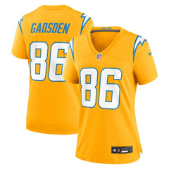 Los Angeles Chargers Nike Oronde Gadsden  Women's Alternate Charger Power Game Jersey